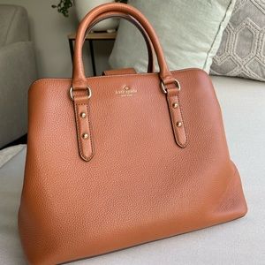 Evangelie Larchmont Street Leather Satchel w/Strap